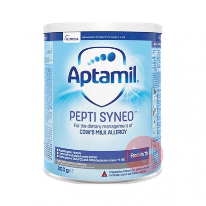 Aptamil Ӣ��������PEPTI SYNEO���ˮ����������Ӥ�׶��̷� 0������ 800g