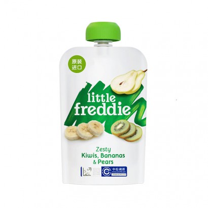 Little Freddie 小皮香蕉猕猴桃梨苹果泥 100g