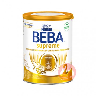 ����ʱ�ػݡ�BEBA �¹�ȸ�����������SUPREME����HMO���߶�Ӥ���̷�2�� 6�������� 800g �¹�����ԭ��