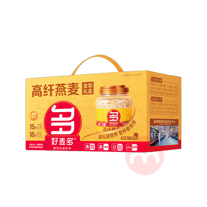 HONlife 好麦多高纤燕麦金装礼盒 2kg