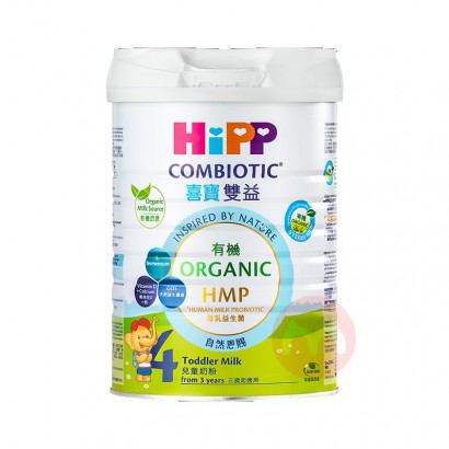 ����ʱ����HIPP �۰�ϲ���л�˫��HMP��ͯ�ɳ��̷� 4�� 3������ 800g