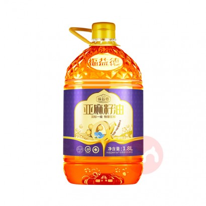 FUEDER 福益德压榨亚麻籽油 1.8L