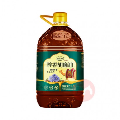 FUEDER 福益德醇香胡麻油 1.8L