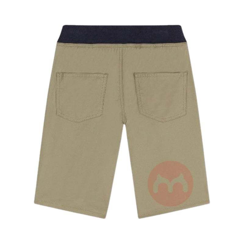 PETIT BATEAU 法国小帆船儿童中款编织纯色百慕大短裤 海外本土原版