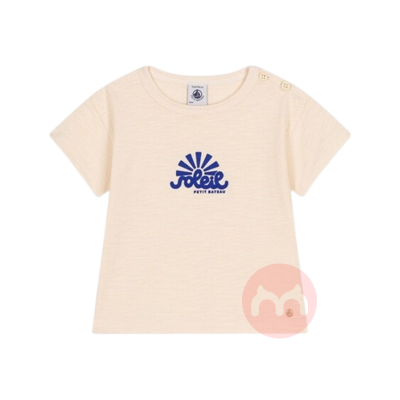 PETIT BATEAU СͯСɫĸӡ֯T Ȿԭ