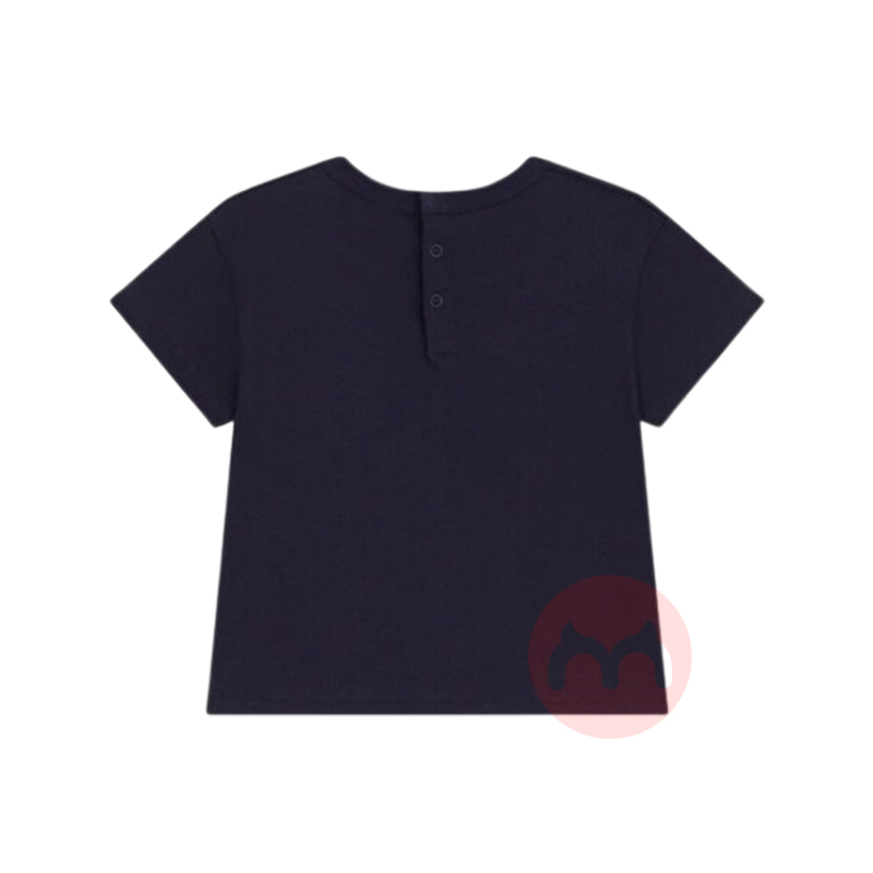 PETIT BATEAU СͯС󱳰ťлӡT ɫ Ȿԭ