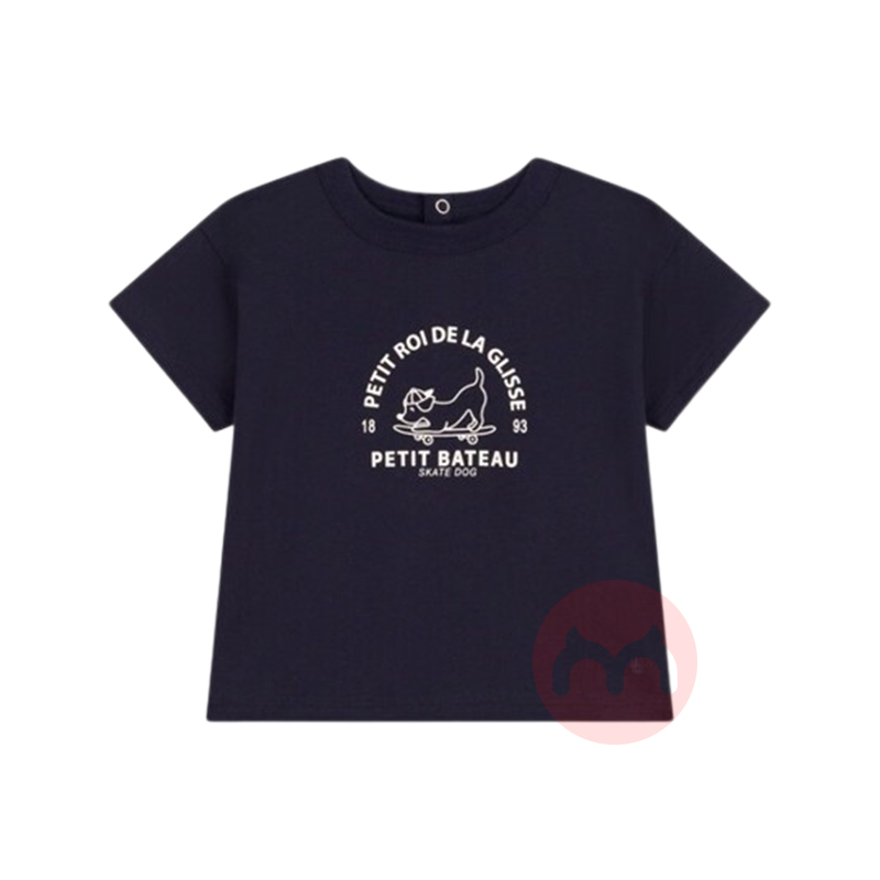 PETIT BATEAU СͯС󱳰ťлӡT С Ȿԭ