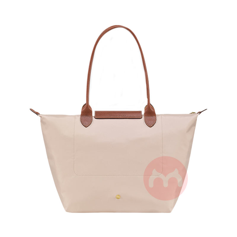 LONGCHAMP 法国珑骧Le Pliage Original系列女包大号长柄手提包 纸白色 海外本土原版