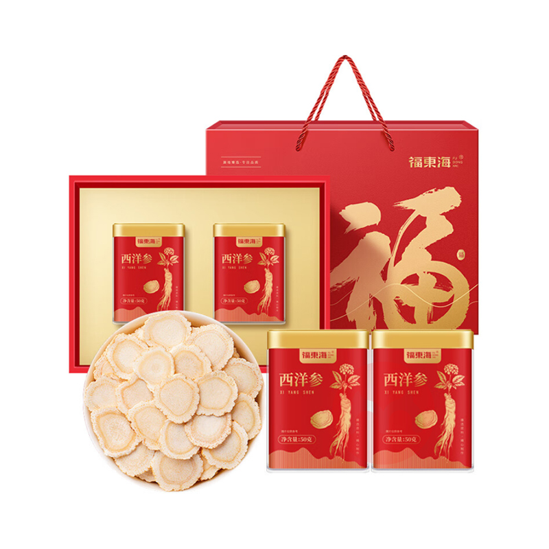 福东海西洋参片礼盒 100g