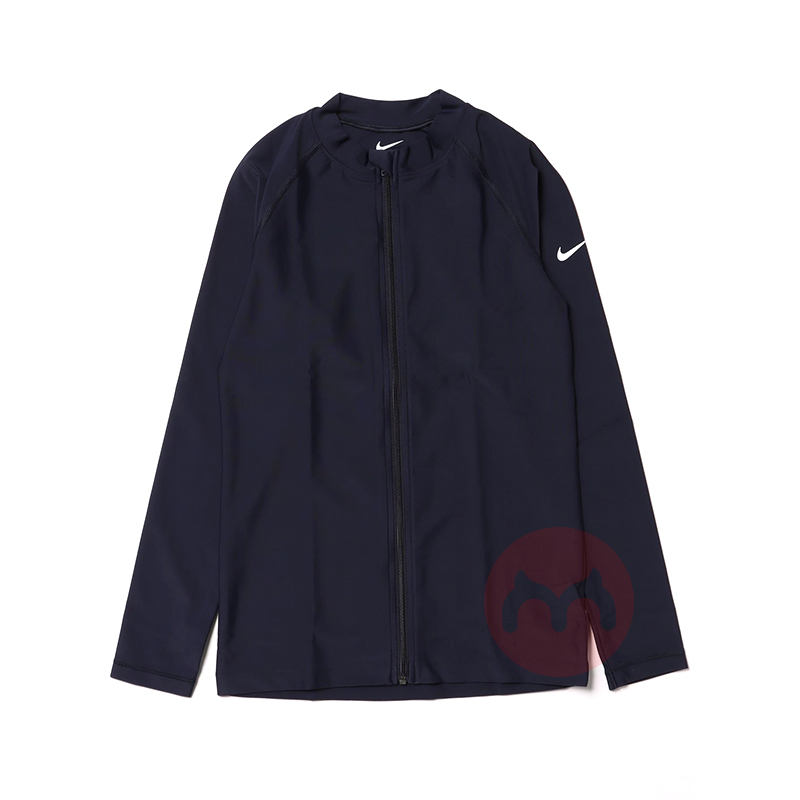 NIKE 美国耐克儿童长袖速干泳衣 粉色紫色海军蓝 海外本土原版