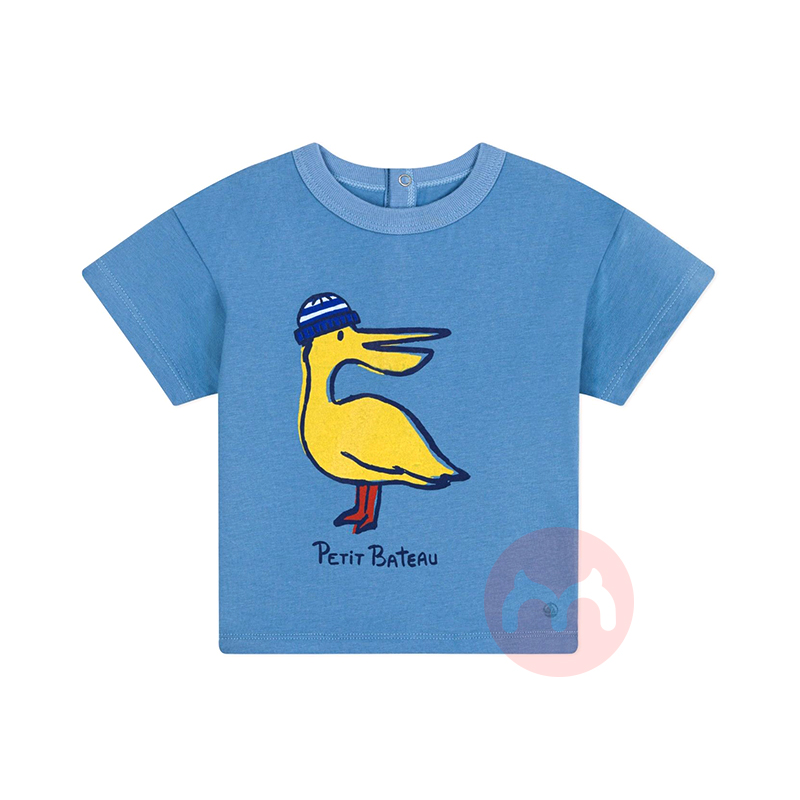 PETIT BATEAU ����С������ͯ����ӡ��Բ��T����Ůͯ���޶��� ���Ȿ��ԭ��