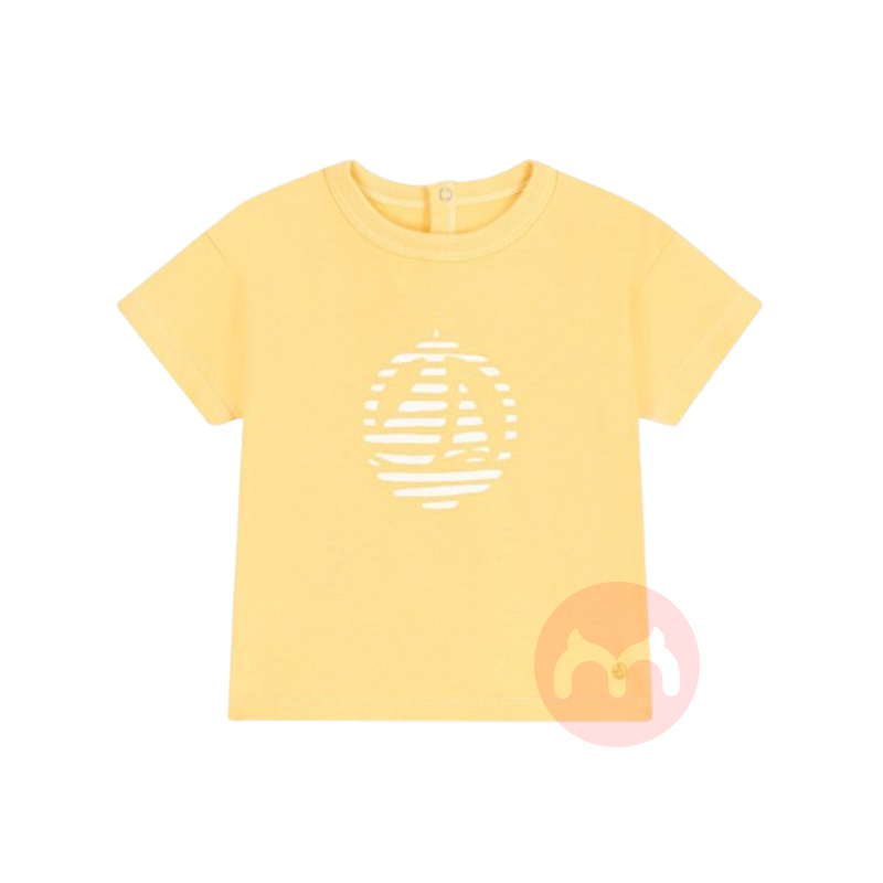 PETIT BATEAU ����С������ͯ����ӡ��Բ��T����Ůͯ���޶��� ���Ȿ��ԭ��