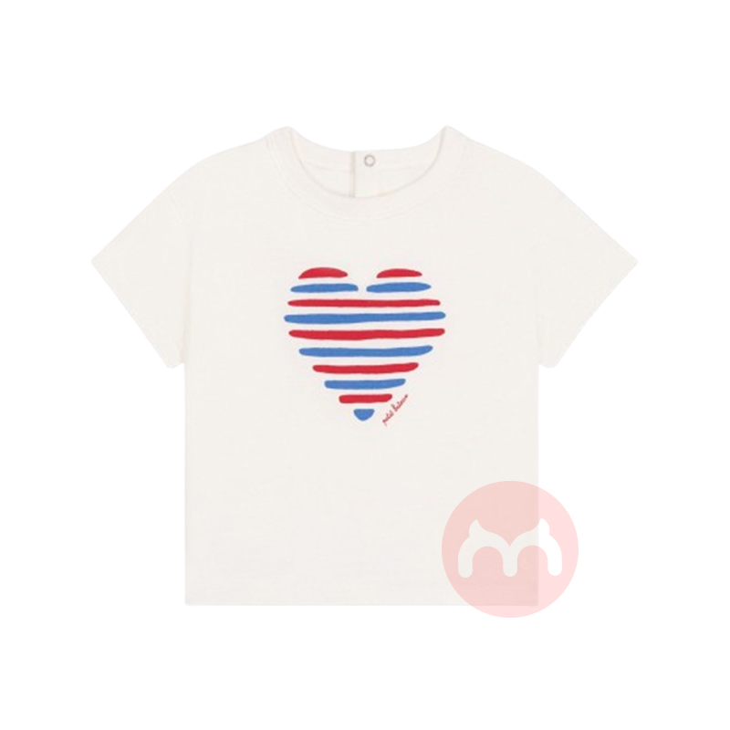 PETIT BATEAU ����С������ͯ����ӡ��Բ��T����Ůͯ���޶��� ���Ȿ��ԭ��