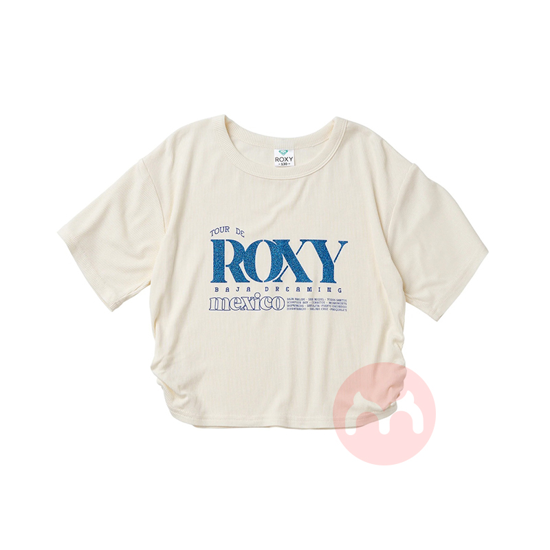 Roxy 澳大利亚Roxy儿童半袖T恤短袖洋气夏装 海外本土原版