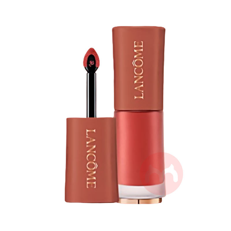 LANCOME 法国兰蔻小蛮腰菁纯柔雾哑光唇釉玫瑰裸粉279 6ml