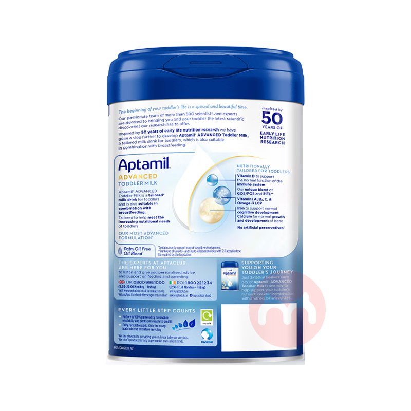 Aptamil Ӣ׽Ӥ׶̷3 1-3 800g Ӣԭ