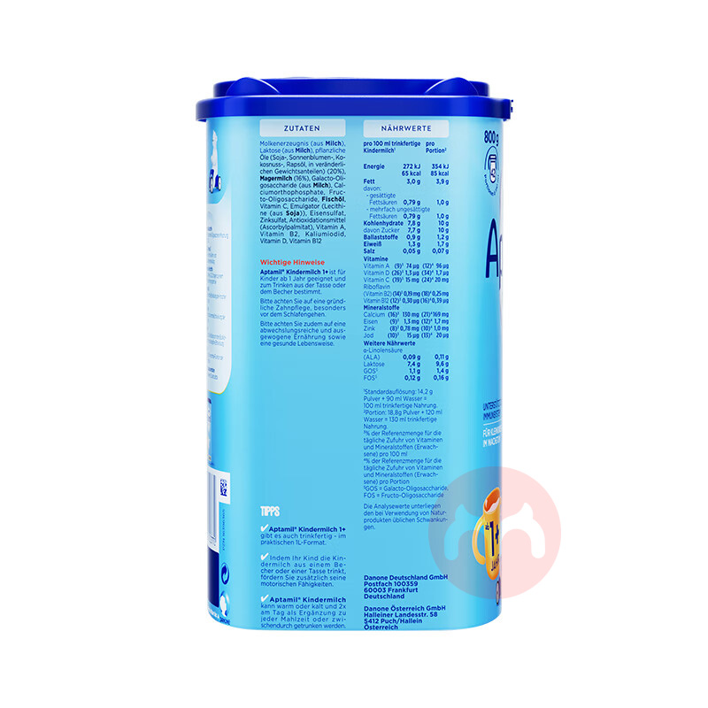 Aptamil ¹Ӥ׶̷1+ 1 800g ¹ԭ