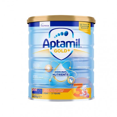 Aptamil �¼��°�������װӤ�׶��̷�3�� 1-3�� 900g ���Ȿ��ԭ��