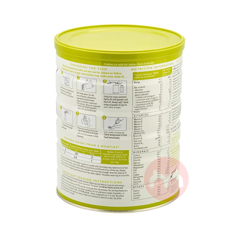 Nannycare Ӣ῭߶Ӥ׶̷2 6 900g Ӣԭ