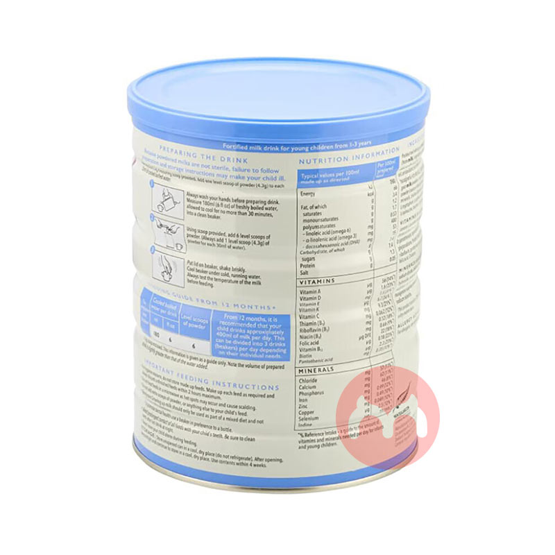 Nannycare 英国纳尼凯尔高端婴幼儿羊奶粉3段 1-3岁 900g 英国本土原版