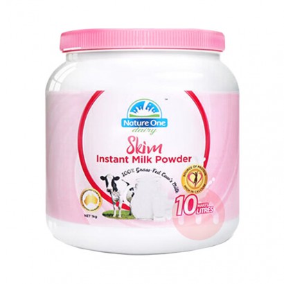 Nature One Dairy 澳洲奥纯冠脱脂奶粉1kg 澳洲本土原...