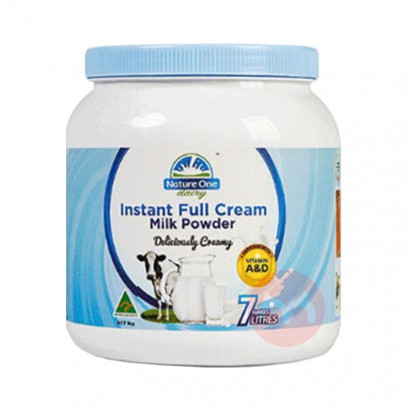 Nature One Dairy 澳洲奥纯冠全脂奶粉 1kg 澳洲本土...