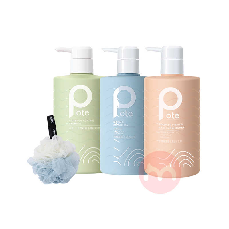 POTE 柏缇家庭装海洋之谜洗护沐浴套装 1425ml