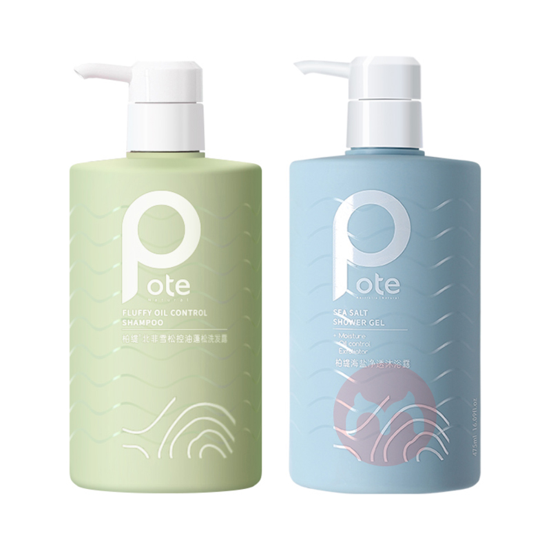 POTE 柏缇家庭装海洋之谜洗护沐浴套装 1425ml