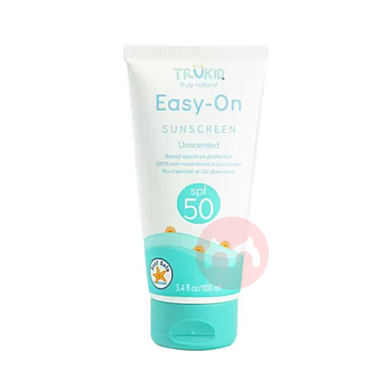 Trukid 美国特鲁凯德儿童纯物理亲肤水感防晒霜SPF50 100ml 海外本土原版