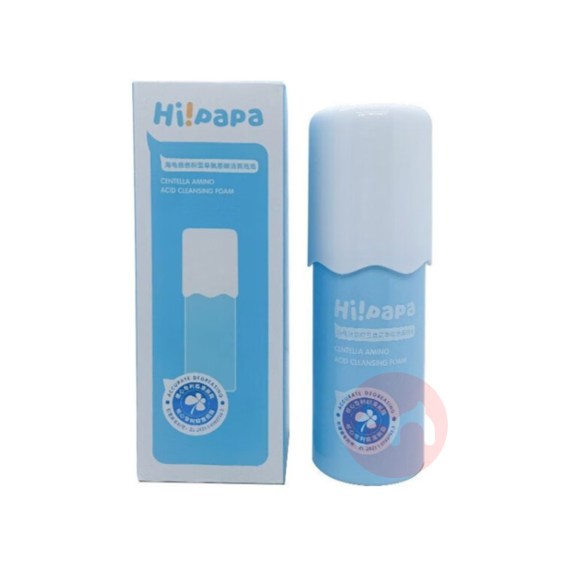 Hi!papa 海龟爸爸积雪草洁颜泡泡 120ml