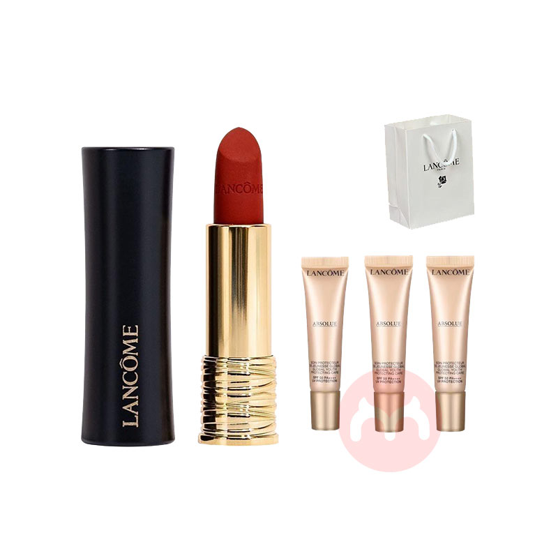 LANCOME 法国兰蔻小蛮腰196哑光+清爽防晒 10ml*3 海外本土原版