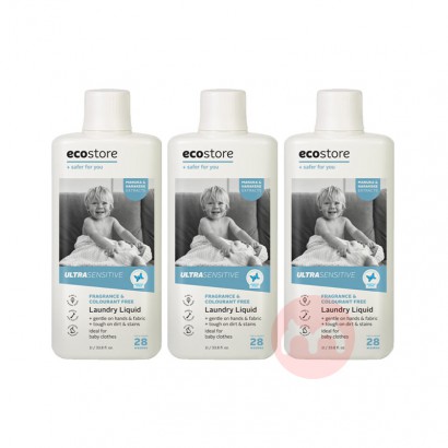 Ecostore �������˿ɳ�Ӥ������ϴ��Һ 1L*3 ���Ȿ��ԭ��