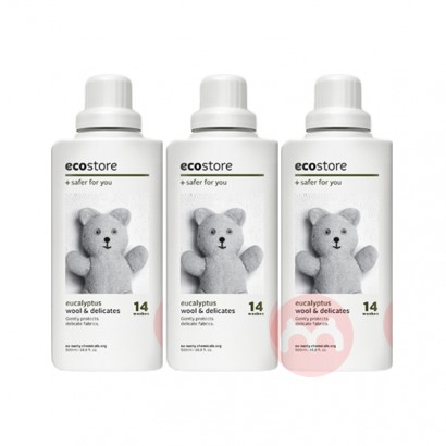 Ecostore �������˿ɳ�������ëϸ֯������ 500ml*3 ���Ȿ��ԭ��