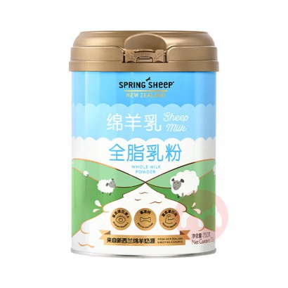 Spring Sheep 新西兰春绵全脂绵羊奶粉 750g 海外本土原...
