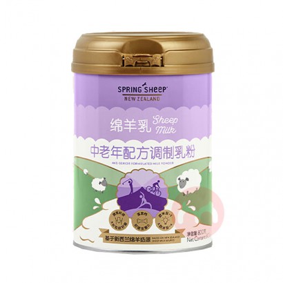 Spring Sheep 新西兰春绵中老年配方绵羊奶粉 800g 海外...
