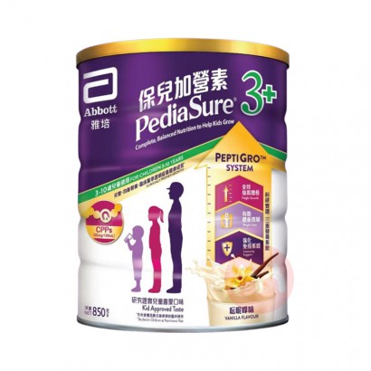 Abbott �۰����ౣ����Ӫ�ض�ͯ�ɳ��̷����ζ 3������ 850g ���Ȿ��ԭ��