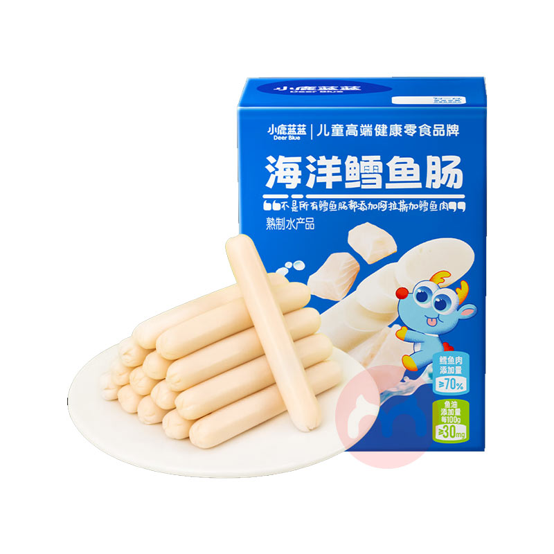 Deer Blue 小鹿蓝蓝原味海洋鳕鱼肠 300g