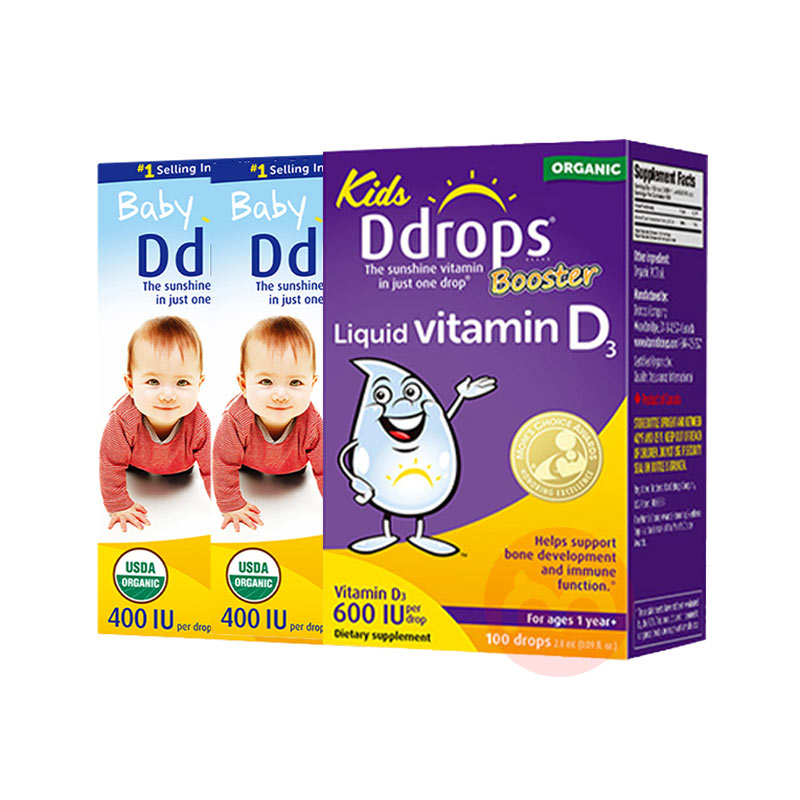 3װDdrops DdropsάD3Ƶμ2.5ml/ƿ*2+ͯάD3Ƶμ2.8ml/ƿ 1*1 Ȿԭ