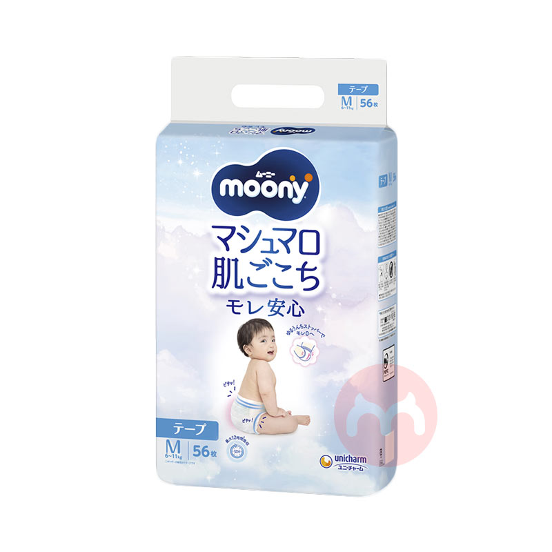 Moony ձݼѳ͸ϵбֽM 56Ƭ 6-11kg ձԭ