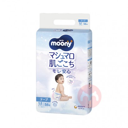 Moony �ձ����ݼѳ�͸ϵ�б���ֽ���M�� 56Ƭ 6-11kg �ձ�����ԭ��