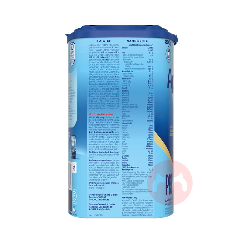 Aptamil ¹careӤ׶̷pre 0-6 800g ¹ԭ