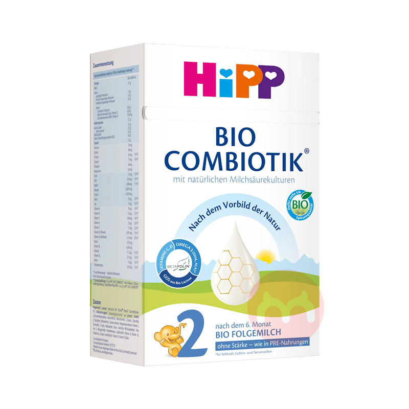HiPP ¹ϲ䱦лӤ׶̷2 ޵ 6-12 600g