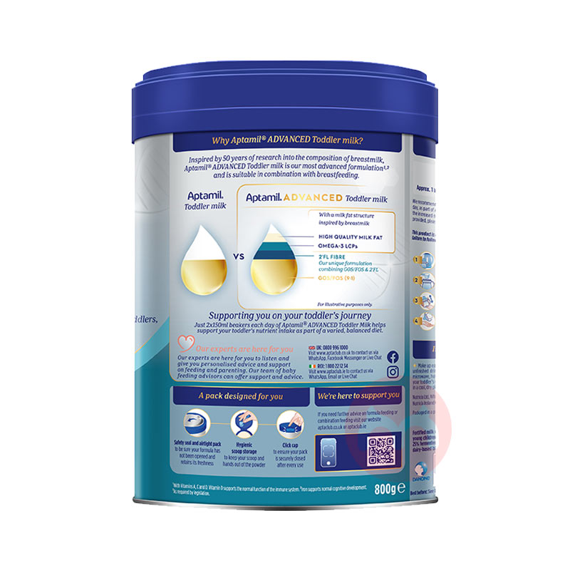 Aptamil Ӣ׽Ӥ׶̷3 1-3 800g Ӣԭ