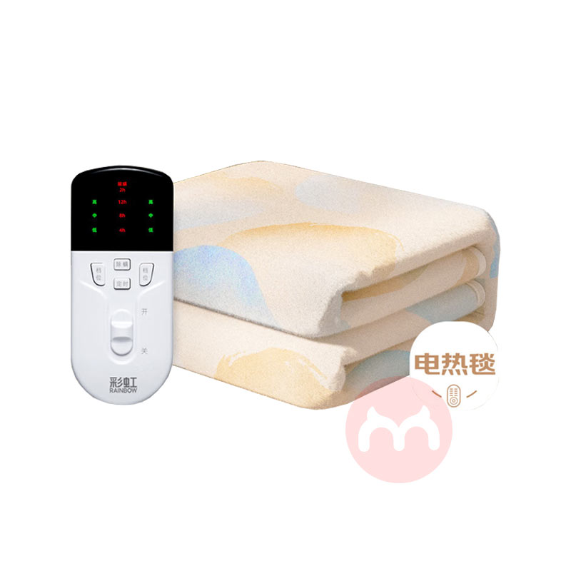 RAINBOW �ʺ�˫��˫�¶�ʱ��������ӡ��˫�˵���̺ 180*150cm