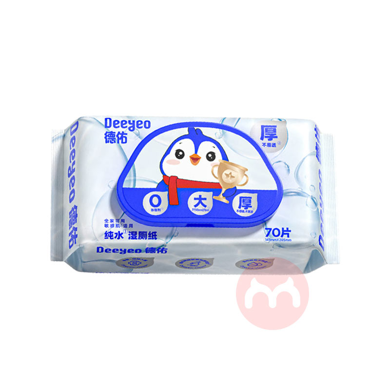 Deeyeo ������촿ˮʪ��ֽ 70Ƭ