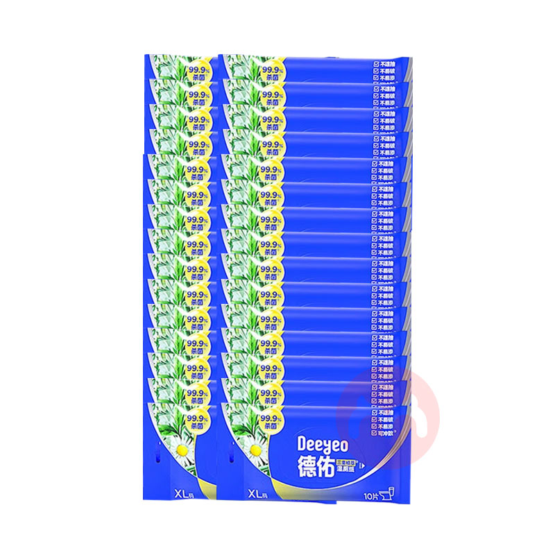 Deeyeo ��������ֲ��ʪ��ֽ������ 10Ƭ*30��