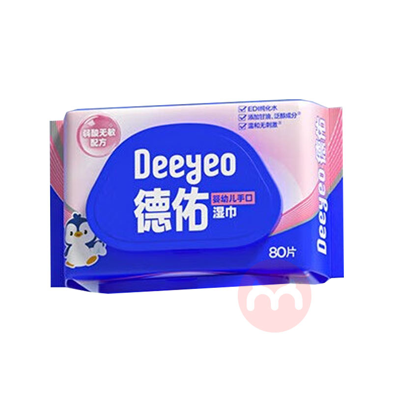 Deeyeo ����Ӥ�׶��ֿ�ʪ�� 80Ƭ*6��