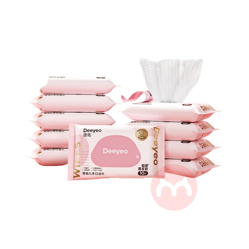 Deeyeo ����Ӥ�׶��ֿ�ʪ����Ҷ�� 10Ƭ*30��