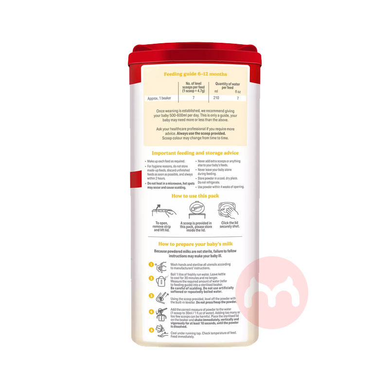 Cow&Gate ӢţӤ׶̷2 6 800g Ӣԭ