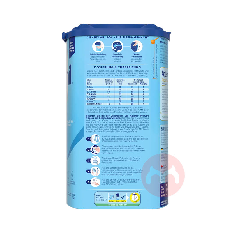 Aptamil �¹�������Ӥ�׶��̷�1�� 0-6���� 800g �¹�����ԭ��